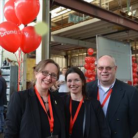 Bruna's boekenteam: Anne Schroën (commercieel manager), Daniëlle Koudstaal, Jan-Hein Wierts (Category managers).