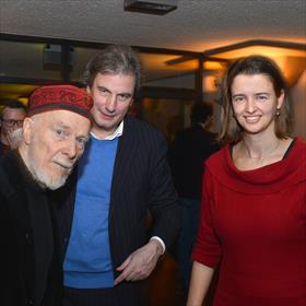 Theo Loevendie (componist), Jan Peter Wissink (directeur AUP), Inge van der Bijl (uitgever trade, Geschiedenis  en Elementaire Deeltjes) 