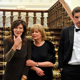 Ook voor de jury is het spannend. Margot Vanderstraeten, Hanca Leppink, Sebastiaan Kort.