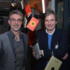 Ronald Rhebergen (Ef & Ef Media), Jan Peter Wissink (directeur AUP).