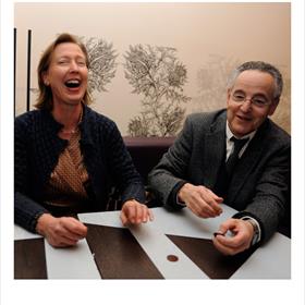 Al 24 jaar een setje: Grietje Braaksma (jurylid), en partner Rob Mendel.