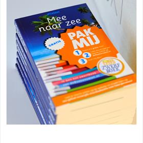 PAK MIJ! Het zwerfboek &#39;Mee naar zee&#39; wordt door heel Nederland verspreid door NBD Biblion. Ook het CPNB haakte aan.
