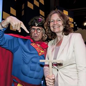 Annelies Fontijne (Gottmer) en Superman