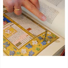 Het leuke van een facsimile is dat je er meer mee mag dan met het origineel. Aanzitten. En kijk die libelle die boven de bladzijde lijkt te zweven.