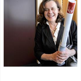 Poster girl - Rita Venturelli (directeur Instituto Italiano di Cultura, Amsterdam).