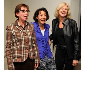 De gratiën van de GAU - Jenny Dijkers, Paula Vrolijk, Jeannet van Gemert (secretariaatsteam GAU).