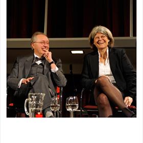Christoph Buchwald en Eva Cossée (uitgeverij Cossee).