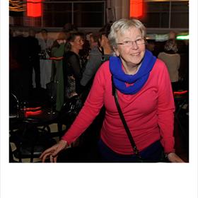 Gezellig! Maar nu ga ik lekker met Jacques boterkoek bakken. Gerrie Lindenburg (bureauredacteur De Boekerij).