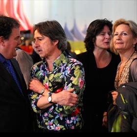 CPNB goes Huishoudbeurs: Eppo van Nispen (directeur CPNB), Patrick Praaning (Praaning &amp; Roekens), Esther Scholten (hoofd afd Denken, CPNB).