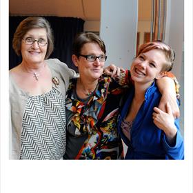 Optimale begeleiding: Charlotte Willems (auteur Bodie Boost), Martien Elema (marketingmanager Karakter).