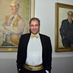 In goed gezelschap.&#160;Martijn David (algemeen secretaris GAU).
