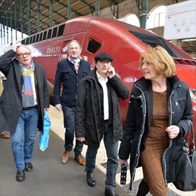 Will Jansen, Jacques Hermus, Alain Caron,&#160;Fabienne Javault (directrice Atout France, Frans Bureau voor Toerisme).