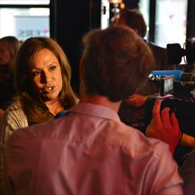 Entre nous: Patty Brard (BN&#39;er) praat met de pers.