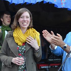 1 week bij Lemniscaat en nu al jarig.&#160;Eva van der Krogt (foreign rights en nevenrechten).