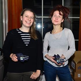 Femke Dijkhuis, Helena Hoogenkamp (Athenaeum Boekhandel).
