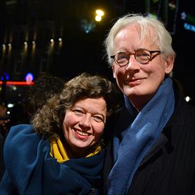 Henk Kraima&#160; (oud-CPNB-directeur) en partner&#160;Mieke van Toor.