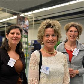 Tommy Wieringa, eregast op het boekenbal, met partner Channa Samkalden.