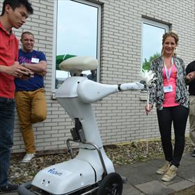 Uitgever Sander Knol en marketeer Marieke Hofstede&#160;(Xander Uitgevers).