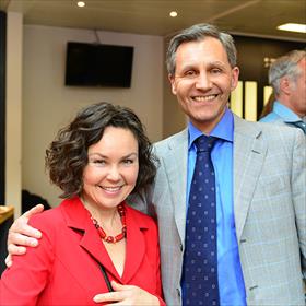 Piero Stanco en&#160;partner Svetlana Tsariova.