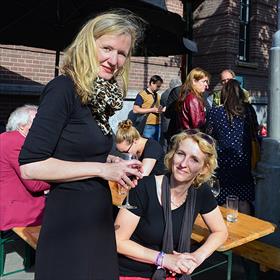 Saskia Profijt (auteur Braaf meisje en Zwijgplicht), Karin Giphart (auteur Het gouden uur).