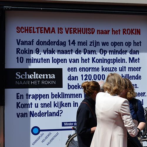 21 mei 2015 - Verhuizing Boekhandel Scheltema, Amsterdam
