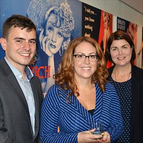 Jamie Forrester (marketing manager HarperCollins UK), Alison Smith (Senior Manager, Int. Sales, HarperCollins Publishers USA), Beth Conway (Int. Sales Manager at HarperCollins Publishers)