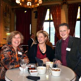 Marian Nuis (managementassistente), Melanie Klingenberg, Gerwin Klingenberg (financiële administratie).