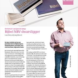 Jan de Jong: Bijbel NBV dwarsligger van Royal Jongbloed