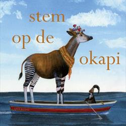 Stem op de okapi, Edward van de Vendel en Martijn van der Linden (Querido Kinderboek)