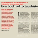 Een boek vol lectuurhistorie: De geschiedenis van de lectuurvoorziening in Nederland en de rol van Audax daarin