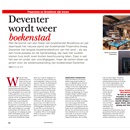 Deventer wordt weer boekenstad: Praamstra en Broekhuis zijn buren