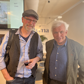 Pieter Kers (vormgever) en Maarten Muntinga (uitgever) 