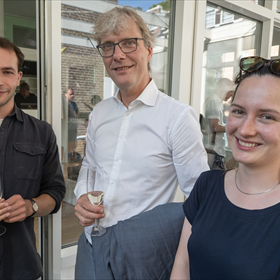 Jan Steinz, Jasper Veeneman en Krisztina Gracza (allen Letterenfonds).