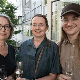  Petra Schoenmaker, Martine Bibo en Theun Grondman (allen Letterenfonds).