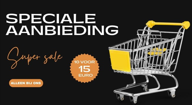 'Ik zag op jullie website dat er een aanbieding is met boeken van Appie Baantjer. Tien voor ...