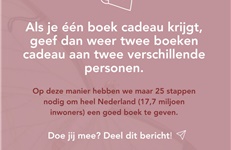 Blossom Books start actie om iedere Nederlander boek cadeau te geven