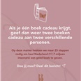 'Blossom Books start actie om iedere Nederlander boek cadeau te geven