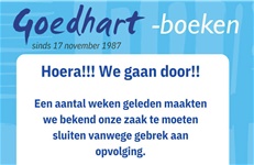 Boekhandel Goedhart (Zwolle) blijft toch open