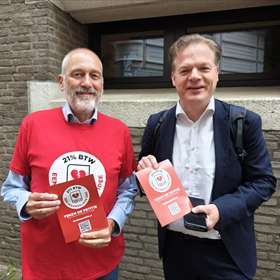 Algemeen secretaris_Martijn David van de GAU met Pieter Omtzigt