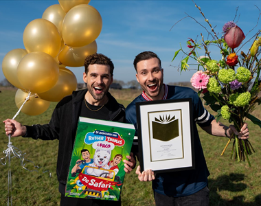 Gouden Boek voor 'De Safari' van Rutger Vink en Thomas van Grinsven