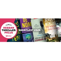 Shortlist Hebban Thrillerprijs 2025 bekend