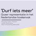 Hoe de queer representatie in het boekenvak te verbeteren?