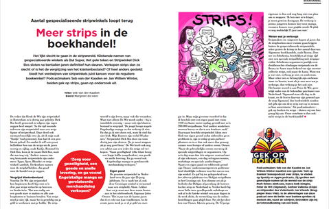 Meer strips in de boekhandel! Aantal gespecialiseerde stripwinkels loopt terug
