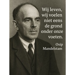 Wij leven, wij voelen niet eens de grond onder onze voeten