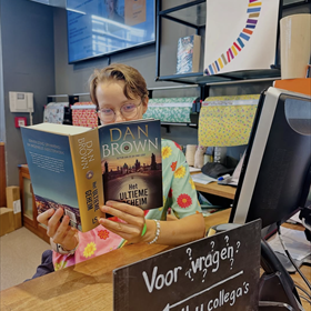 Bij Libris Venstra (Amstelveen) hadden ze gelijk geen tijd meer voor de klanten.