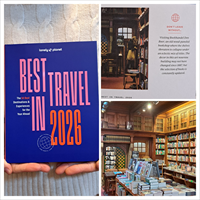 Baarnse boekhandel Den Boer getipt door Lonely Planet