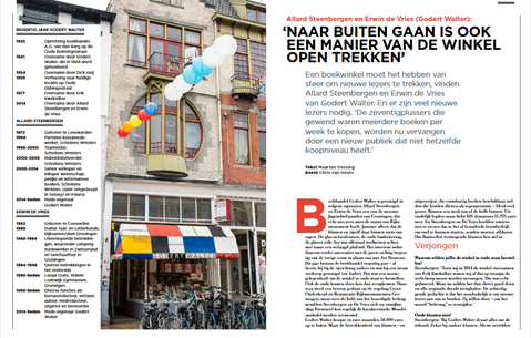 Allard Steenbergen en Erwin de Vries (Godert Walter): ‘Naar buiten gaan is ook een manier van de winkel open trekken’