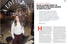  Lotte van Es (A Lot Of Books): ‘Elke avond moet ik enorme hoeveelheden bijbestellen’
