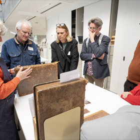Bezoek aan het restauratieatelier