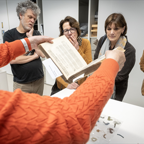 Bezoek aan het restauratieatelier